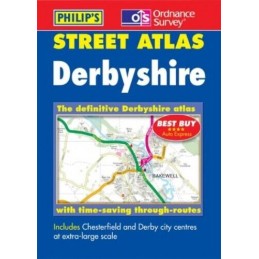 Philips Street Atlas Derbyshire