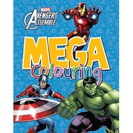 Marvel Avengers Assemble Mega Colouring by Parragon Book