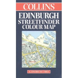 Collins Edinburgh Streetfinder Colour Map by Bartholomew Sheet map Book The