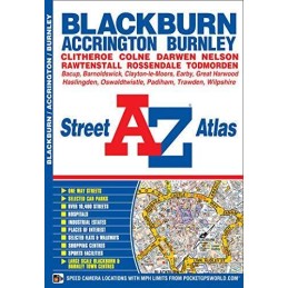 Blackburn & Burnley Street Atlas by Geographers A-Z Map Company Paperback Book