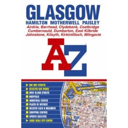 Glasgow Street Atlas by Geographers A-Z Map Company Spiral bound Book