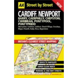AA Street by Street Cardiff, Newport