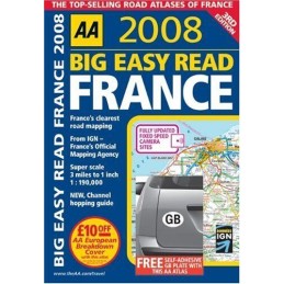 Big Easy Read France (AA Atlases) (AA Atlases S.) Spiral bound Book