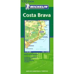 Costa Brava: No.122 (Michelin Zoom Maps) Sheet map, folded Book Fast
