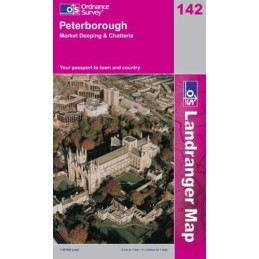 Peterborough, Market Deeping and Chatter... by Ordnance Survey Sheet map, folded