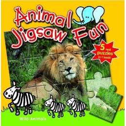 ANIMAL JIGSAW FUN WILD ANIMALS by Yo Yo Books Book