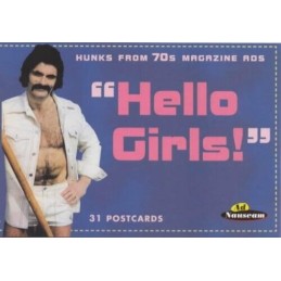 Hello Girls: Hunks from the 70s Magazine... by Ad Archives card book or pack