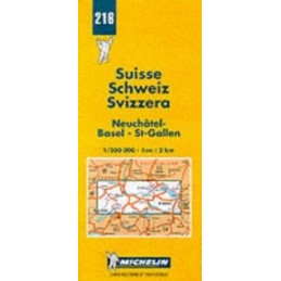 Neuchatel-Basel-St.Gallen: No.216 (..., Michelin Travel
