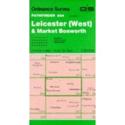 Leicester (West) and Market Bosworth (Pa... by Ordnance Survey Sheet map, folded