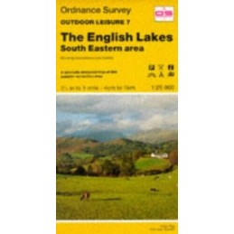 Outdoor Leisure Maps: English Lakes - So... by Ordnance Survey Sheet map, folded