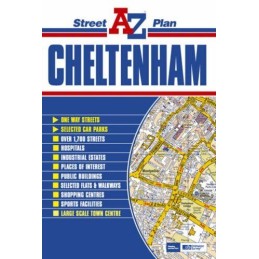 Cheltenham Street Plan Sheet map, folded Book