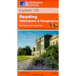 Reading, Wokingham and Pangbourne (Explo... by Ordnance Survey Sheet map, folded