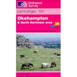 Okehampton and North Dartmoor Area (Land... by Ordnance Survey Sheet map, folded