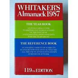 Whitakers Almanack 1987 ( 119th annual edition... by Whitaker, Joseph Paperback