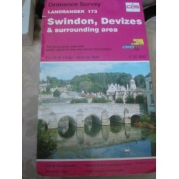 Landranger Maps: Swindon, Devizes and Su... by Ordnance Survey Sheet map, folded