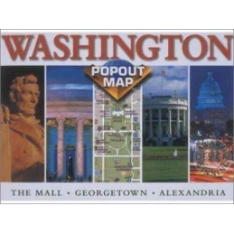 Washington DC (USA PopOut Maps S.) by Compass Maps Sheet map Book Fast