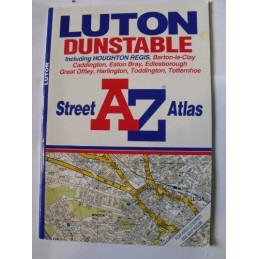 A-Z Luton and Dunstable Street Atlas Paperback Book