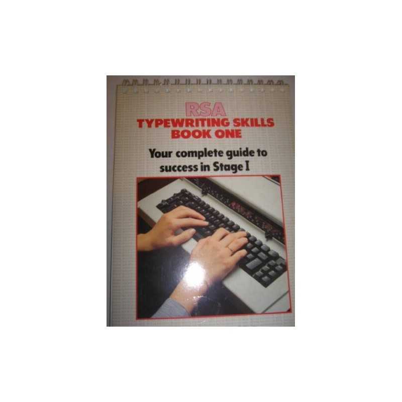 R. S. A. Typewriting Skills: Bk. 1 by R S A Paperback Book