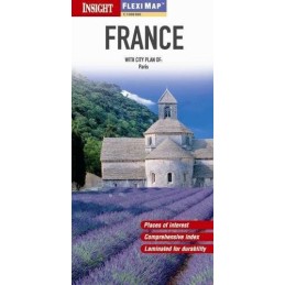 Insight Flexi Map: France (Insight ... by APA Publications Lim Sheet map, folded