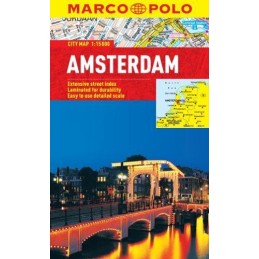 Amsterdam Marco Polo City Map by Marco Polo Book