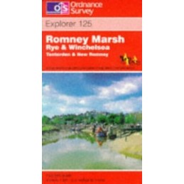 Romney Marsh, Rye and Winchelsea (Explor... by Ordnance Survey Sheet map, folded