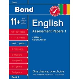 New Bond Assessment Papers English 10-11+ Years Book 1 by Sarah Lindsay Book The