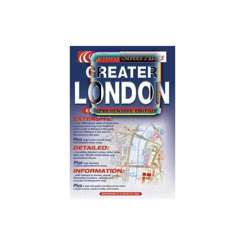 Greater London Street Atlas Paperback Book