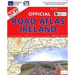 OFFICIAL ROAD ATLAS IRELAND 2012-2013 by Ordnance Survey Ireland Book