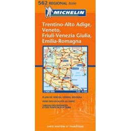 Michelin Map 562 Regional. Trentino-Alto Adige,... by Michelin Sheet map, folded