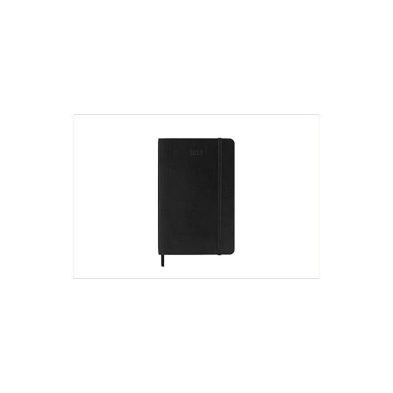 Moleskine 2023 12-month Weekly Pocket Softcover Notebook: Black - 8056420859706