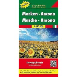 Marken - Ancona Road Map 1:150 000 - 9783707914870
