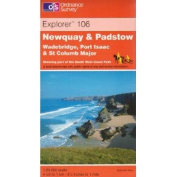 Newquay and Padstow (Explorer Maps) by Ordnance Survey Sheet map, folded Book