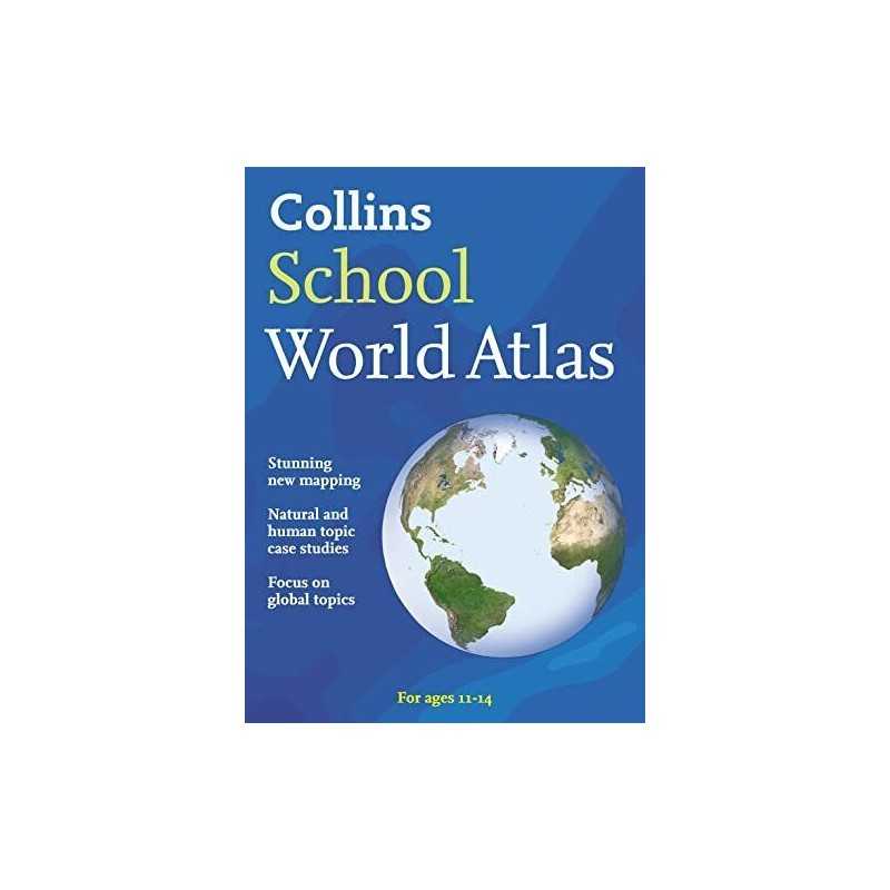 Collins School World Atlas (Collins School Atlas) Paperback Book Fast
