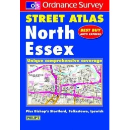 Ordnance Survey North Essex Street Atlas Paperback Book